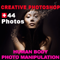 44+ Creative Photoshop Human Body Photo Manipulation