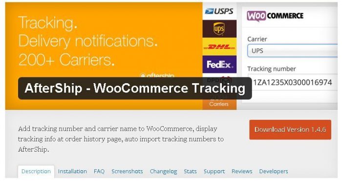 AfterShip - WooCommerce Tracking