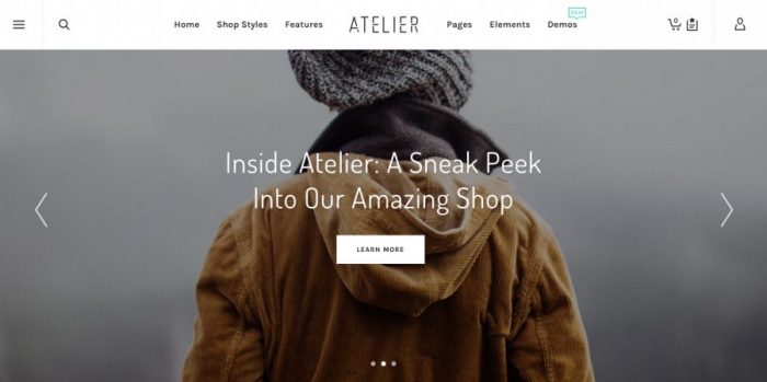 WordPress Theme e-Commerce - Atelier