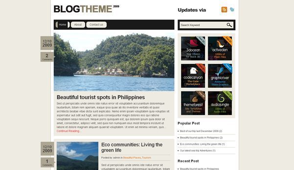 BlogTheme WordPress Template