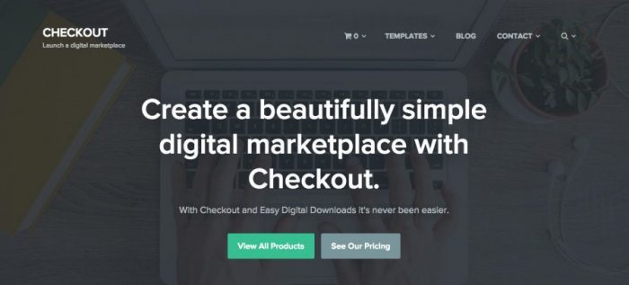 WordPress Theme for Business - Checkout