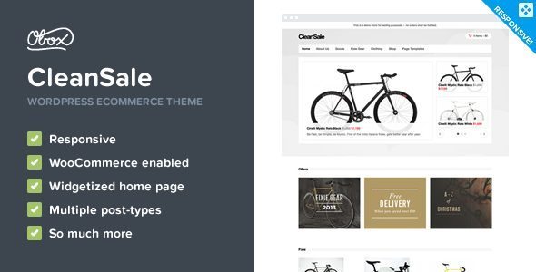 CleanSale-WordPress eCommerce Theme