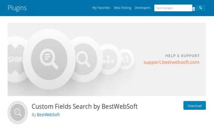 Custom Fields Search by BestWebSoft
