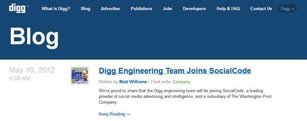 Digg blog