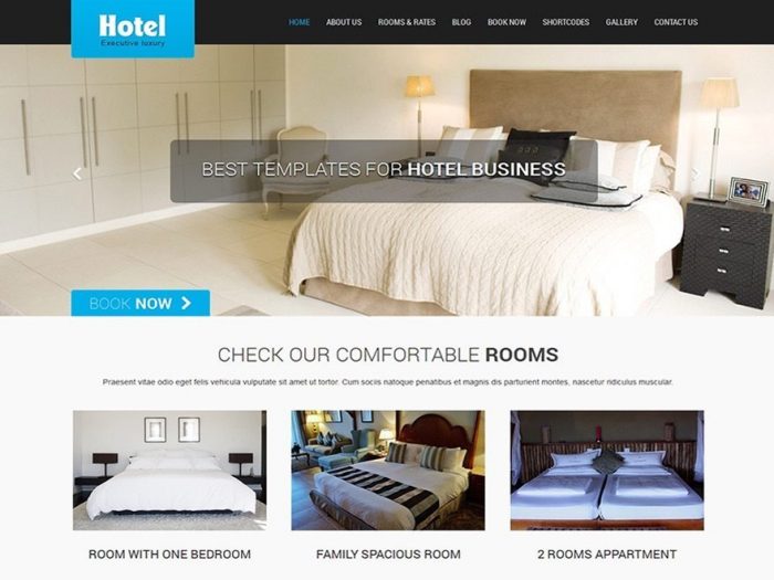 Free WordPress Hotel Theme - SKT Hotel Lite
