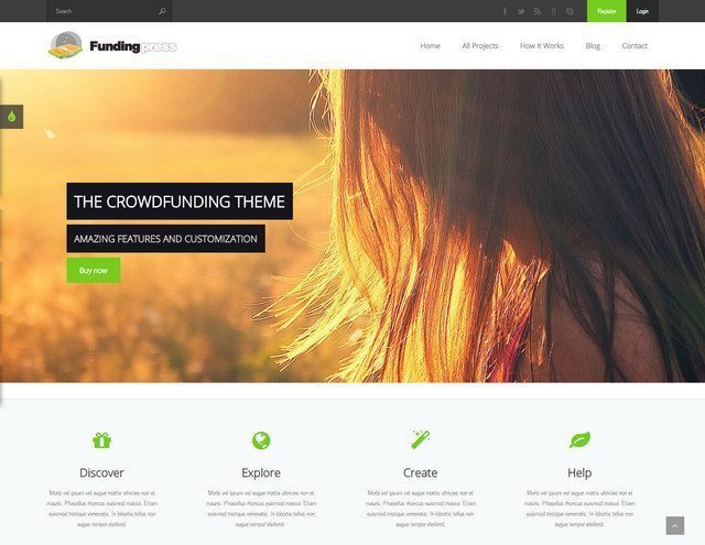 FundingPress - Professional Crowdfunding theme