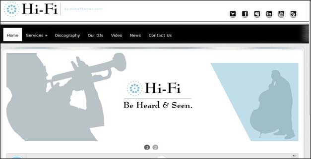 HifiMusic Theme