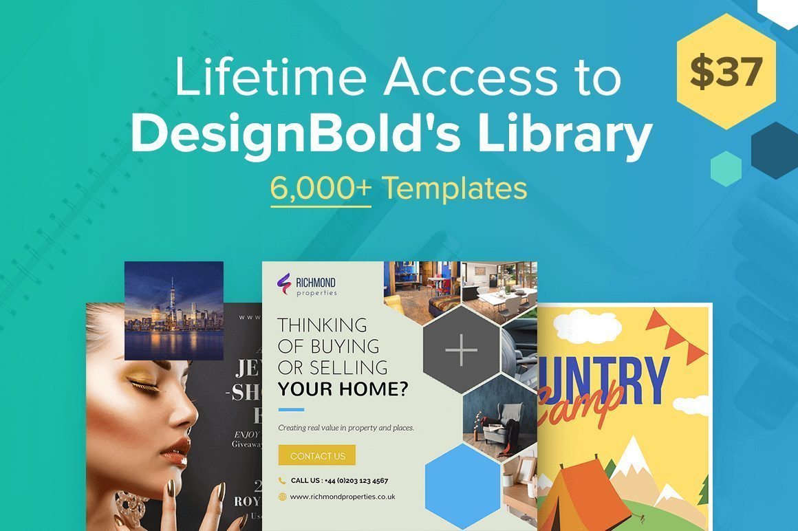 Lifetime Access to DesignBold’s Library Deal