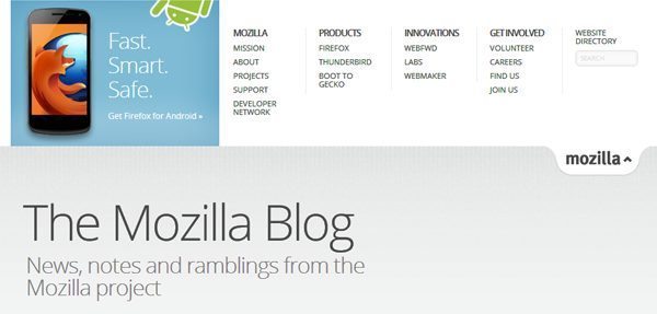 Mozilla Firefox blog