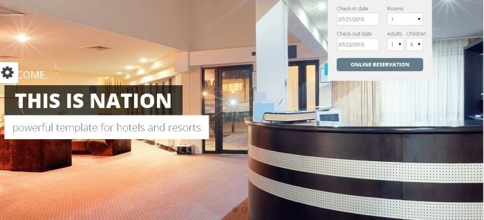 Nation Hotel - Responsive Hotel Theme WordPress