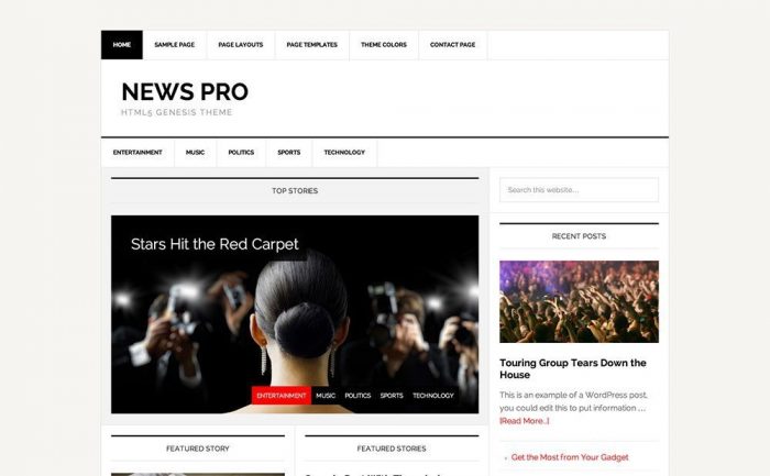 News Pro Theme by StudioPress