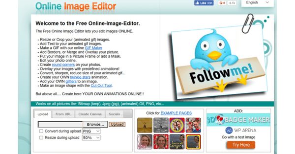online image editor