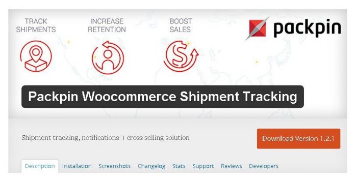 Packpin Woocommerce Shipment Tracking