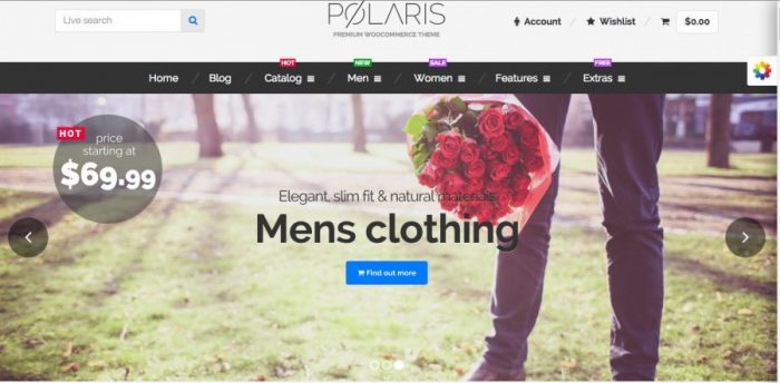 eCommerce WordPress Theme - Polaris