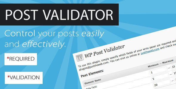 Post Validator