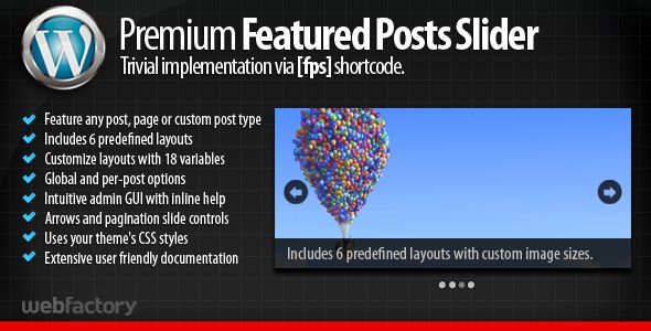 Premium Featured Posts Slider