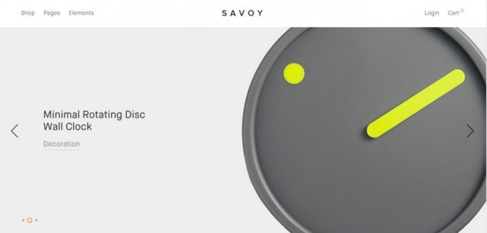 Savoy e-Commerce theme