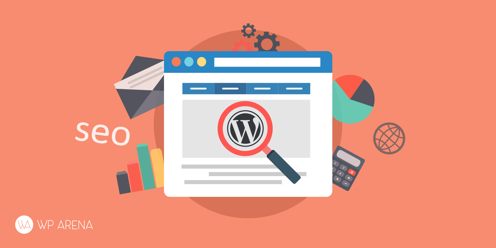 featured image for wordpress seo process