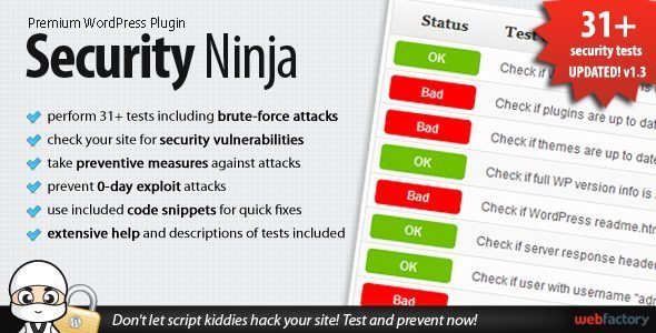 seurity-ninja-wordpress plugin