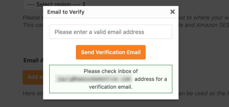 Verify sending email address for WP Mail SMTP
