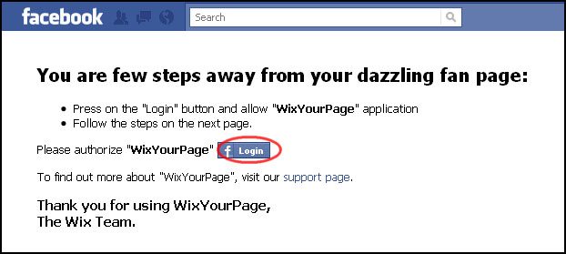 WixYourPage_App