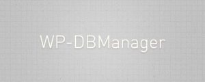 Backup WordPress Database with DB Manager