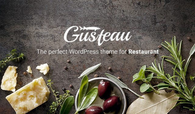 Elegant WordPress Restaurant theme - Gusteau