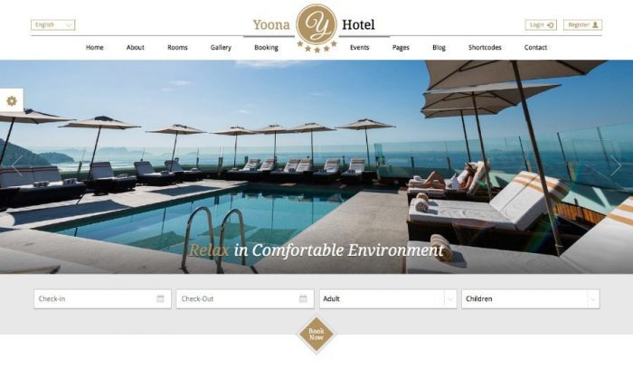 Yoona Hotel & Resort WordPress Theme