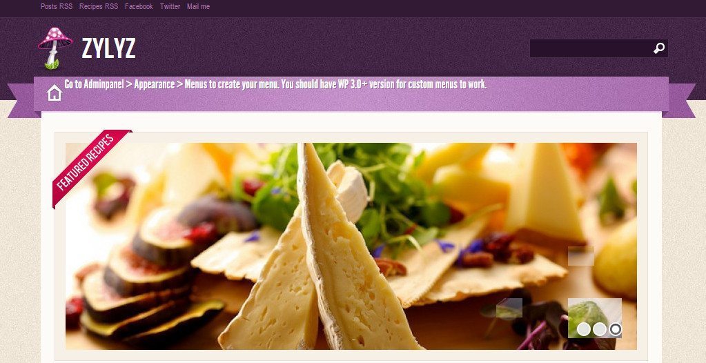 Zylyz Food - Free WordPress Theme for Restaurant