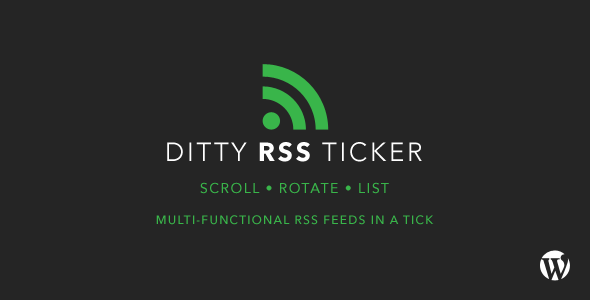 ditt-rss-ticker-wordpress plugin
