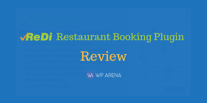 ReDi Restaurant Booking Plugin Review