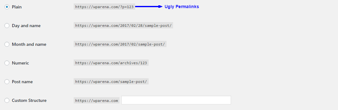 Ugly Permalinks in WordPress